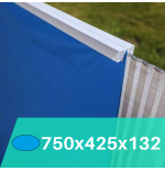 Liner Azul para Piscinas Elevadas 750x425x132 cm – PVC Reforzado 40/100