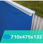 Liner Azul para Piscinas Elevadas 710x475x132 cm – PVC Reforzado 40/100