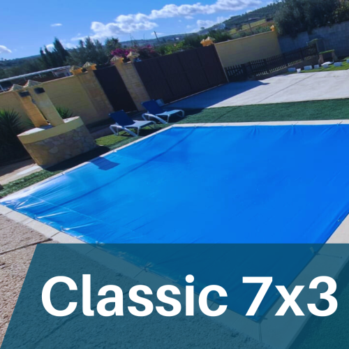 Cobertor de Invierno Azul Classic para piscina 7x3