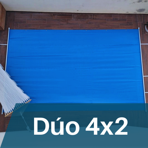 Cobertor Dúo para piscina 4x2