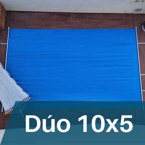 Cobertor Dúo para piscina 10x5