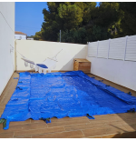 Cobertor de instalación Fácil para piscina de 10x5 sin perforaciones
