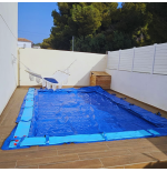 Cobertor de instalación Fácil para piscina de 10x5 sin perforaciones