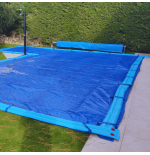 Cobertor de instalación Fácil para piscina de 10x5 sin perforaciones