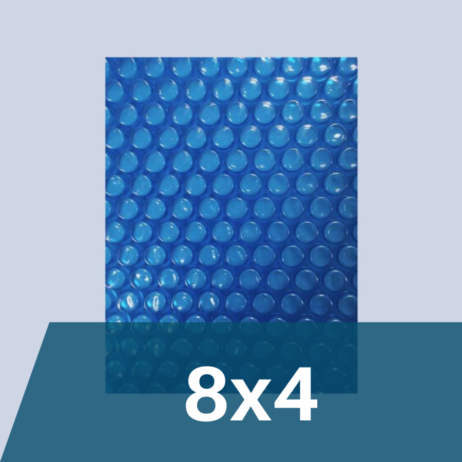Manta térmica azul para piscina de 8x4 de 400 micras Manta térmica azul para piscina de 8x4 de 400 micras