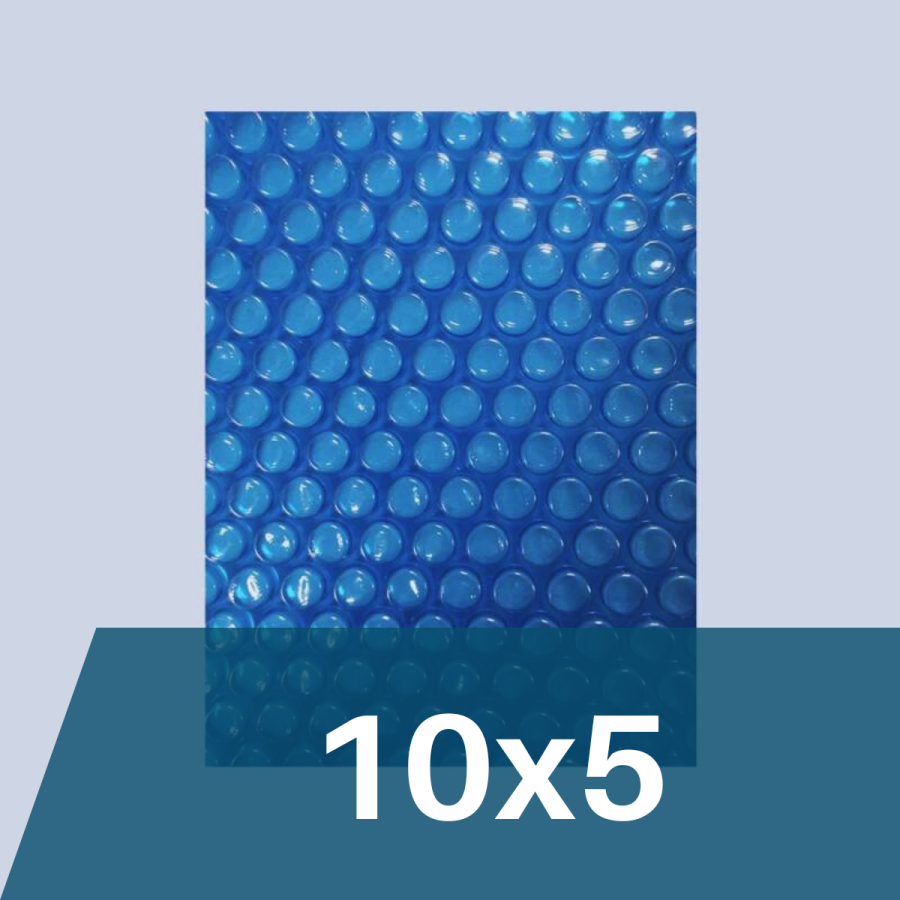 Manta térmica azul para piscina de 10x5 de 400 micras Manta térmica azul para piscina de 10x5 de 400 micras