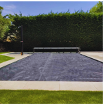Manta térmica negra para piscina de 6x3 de 500 micras