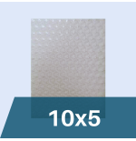 Manta térmica 500 micras transparente para piscina de 10x5