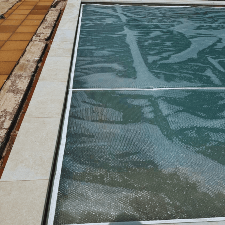 Manta térmica 500 micras transparente para piscina de 6x3