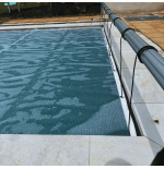 Manta térmica 500 micras transparente para piscina de 10x5