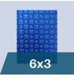 Manta térmica OXO Azul 500 micras 6x3