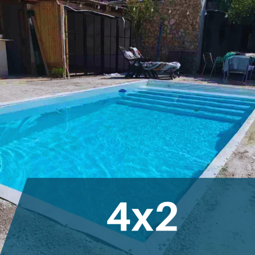Piscina en Kit 4x2m – Construye Tu Propia Piscina Fácilmente