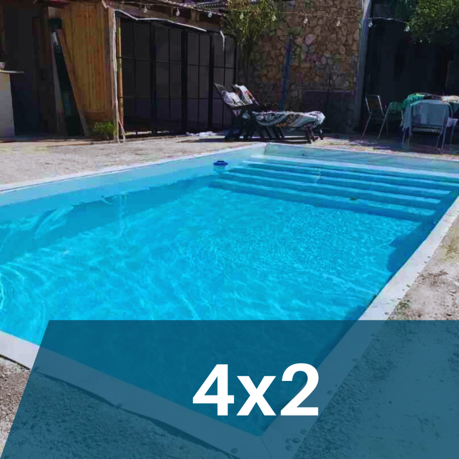 Piscina en Kit 4x2m – Construye Tu Propia Piscina Fácilmente Piscina en Kit 4x2m – Construye Tu Propia Piscina Fácilmente