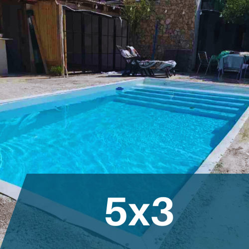 Piscina en Kit 5x3m – Construye Tu Propia Piscina Fácilmente