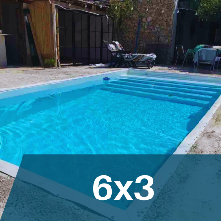 Piscina en Kit 6x3m – Construye Tu Propia Piscina Fácilmente