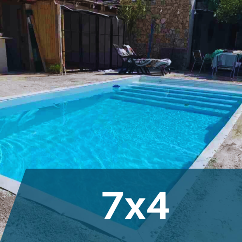 Piscina en Kit 7x4m – Construye Tu Propia Piscina Fácilmente