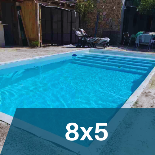 Piscina en Kit 8x5m – Construye Tu Propia Piscina Fácilmente