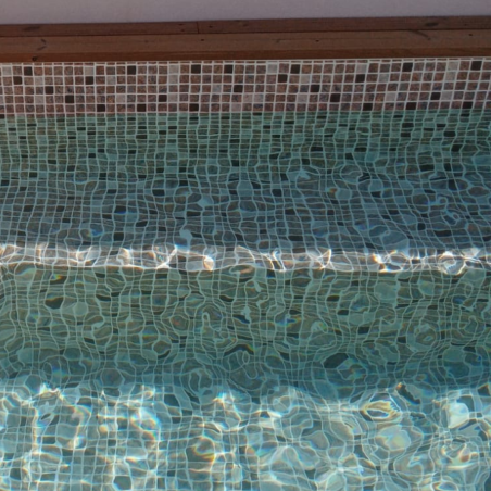 Liner Mosaico Arena para Piscinas Elevadas 240x120 cm – PVC Reforzado 75/100