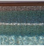 Liner Mosaico Arena para Piscinas Elevadas 240x120 cm – PVC Reforzado 75/100