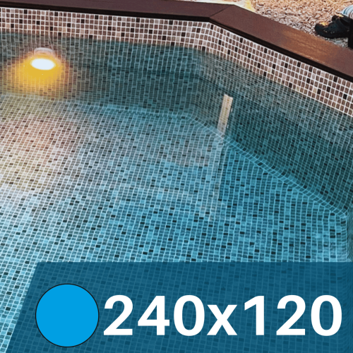 Liner Mosaico Arena para Piscinas Elevadas 240x120 cm – PVC Reforzado 75/100