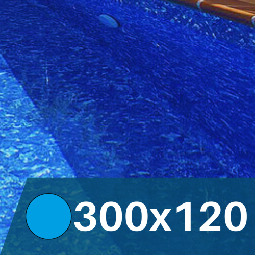 Liner Mármol para Piscinas Elevadas 300x120 cm – PVC de máxima calidad 75/100