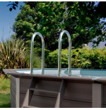 Liner Gris para Piscinas Elevadas 500x300x120 cm – PVC Reforzado 40/100
