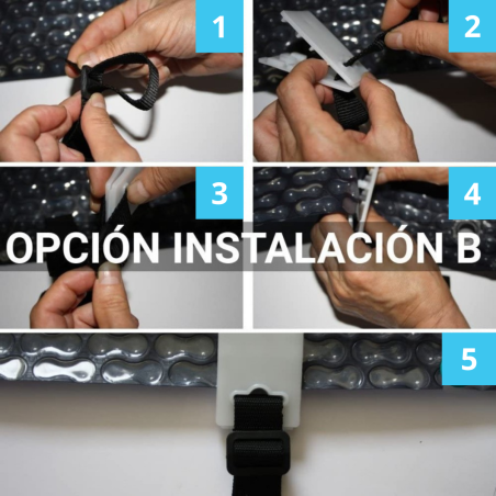 Pack de 8 Correas para Enrollador de Cubierta Térmica | Ajuste Seguro