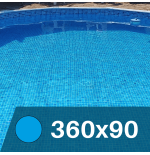 Cópia de Cópia de Cópia de Cópia de Liner para Piscinas Redondas de 300x90 Azul 40-100