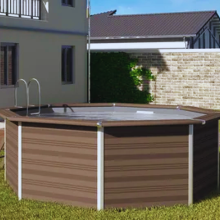 Liner Gris para Piscinas Elevadas 540x120 cm – PVC Reforzado 75/100