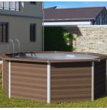 Liner Gris para Piscinas Elevadas 540x120 cm – PVC Reforzado 75/100