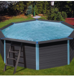 Liner Gris para Piscinas Elevadas 540x120 cm – PVC Reforzado 75/100