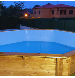 Liner Azul Claro para Piscinas Elevadas 500x132 cm – PVC Reforzado 75/100
