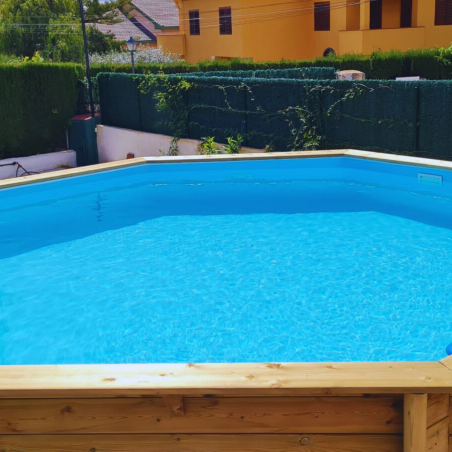 Liner Azul Claro para Piscinas Elevadas 500x132 cm – PVC Reforzado 75/100
