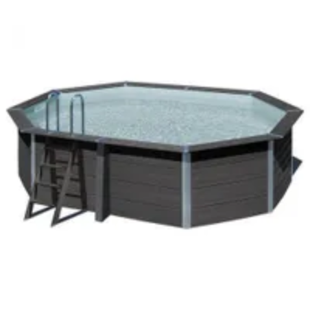 Liner Gris para Piscinas Elevadas 550x366x132 cm – PVC Reforzado 75/100