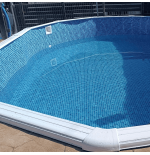 Liner Mosaico Azul  para Piscinas Elevadas 550x366x120 cm – PVC Reforzado 75/100