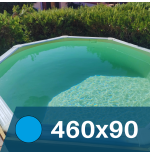 Liner Arena para Piscinas Elevadas 460x90 cm – PVC Reforzado 75/100