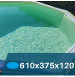 Liner Arena para Piscinas Elevadas 610x375x120 cm – PVC Reforzado 75/100